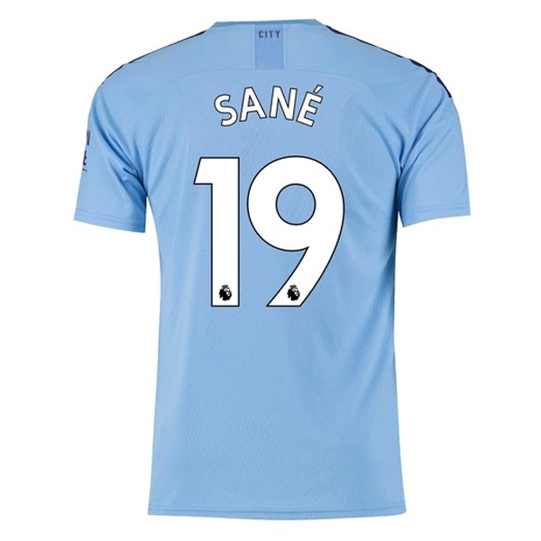 Camiseta Manchester City NO.19 Sane 1ª Kit 2019 2020 Azul